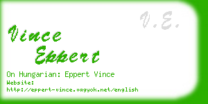 vince eppert business card